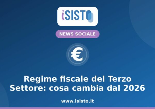 Regime fiscale terzo settore 2026 — copertina iSisto
