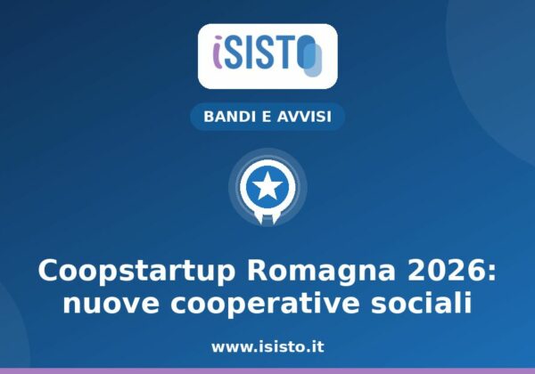 Coopstartup Romagna 2026 — copertina iSisto