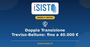 Bando Doppia Transizione 2026 — Treviso-Belluno